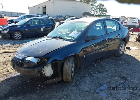 2004 Saturn Ion 2 из США, поврежденный, VIN 1G8AJ52F54Z231391